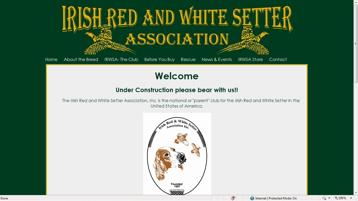 Irish Red & White Setter Association